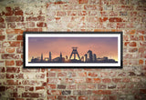 Bochum Skyline Wandbild Sunset