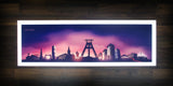 Bochum Skyline Wandbild Twilight