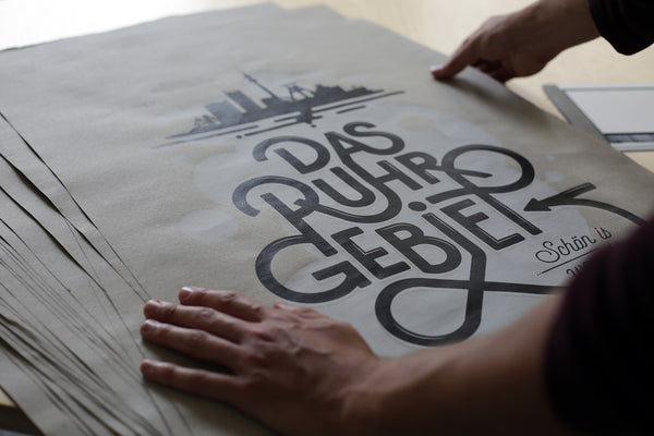 "Das Ruhrgebiet" Poster. Hochwertiges Ruhrgebiet Wandbild