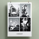 "Das Ruhrgebiet" Collage Kunstdruck (50 x 70 cm)