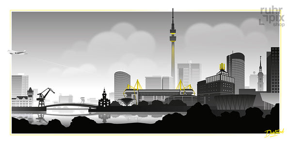 Dortmund Skyline Poster