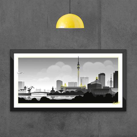 Dortmund Skyline Wandbild