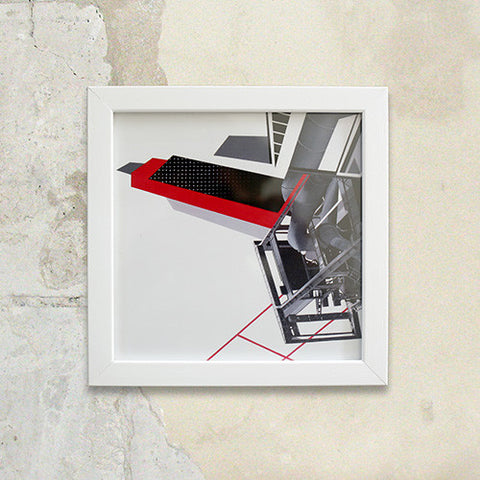 Kunstdruck "Reconstruct" moderne Industrie Poster