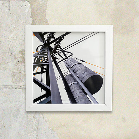 Kunstdruck "Reconstruct" moderne Industrie Poster