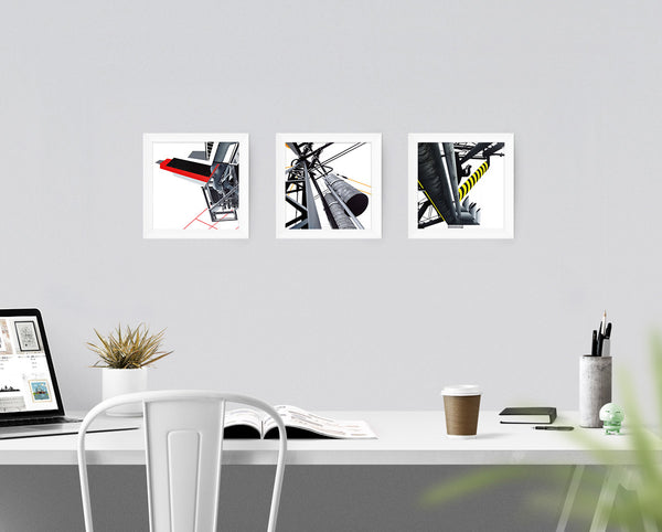 Kunstdruck "Reconstruct" moderne Industrie Poster