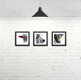 Kunstdruck "Reconstruct" moderne Industrie Poster