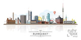 Ruhrgebiet Skyline Poster
