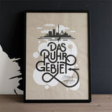 Ruhrgebiet Poster "Schön is woanders" (50 x 70cm) limitierte Auflage